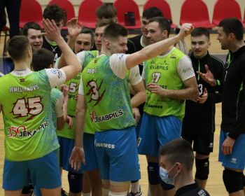 Čempionāta fināls 1.spēle- Jēkabpils Lūši vs RTU Robežsardze Jūrmala 3-0 (25-22;25-20;26-24)
