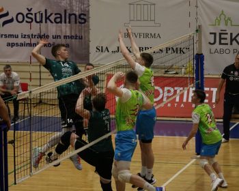 Čempionāta fināls 1.spēle- Jēkabpils Lūši vs RTU Robežsardze Jūrmala 3-0 (25-22;25-20;26-24)
