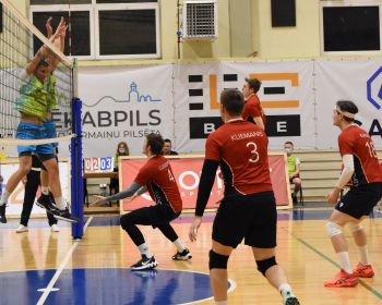 Latvijas Čempionāts volejbolā ceturtdaļfināls - Jēkabpils Lūši pret VK Aizpute