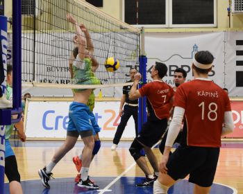 Latvijas Čempionāts volejbolā ceturtdaļfināls - Jēkabpils Lūši pret VK Aizpute