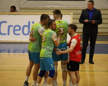Čempionāta fināls 1.spēle- Jēkabpils Lūši vs RTU Robežsardze Jūrmala 3-0 (25-22;25-20;26-24)