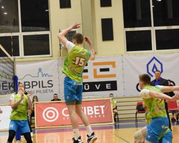 Latvijas Čempionāts volejbolā ceturtdaļfināls - Jēkabpils Lūši pret VK Aizpute