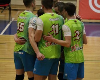 Čempionāta fināls 1.spēle- Jēkabpils Lūši vs RTU Robežsardze Jūrmala 3-0 (25-22;25-20;26-24)