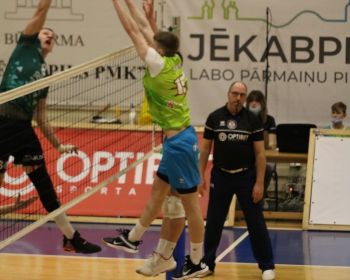Čempionāta fināls 1.spēle- Jēkabpils Lūši vs RTU Robežsardze Jūrmala 3-0 (25-22;25-20;26-24)
