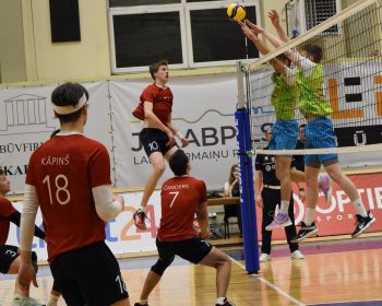 Latvijas Čempionāts volejbolā ceturtdaļfināls - Jēkabpils Lūši pret VK Aizpute