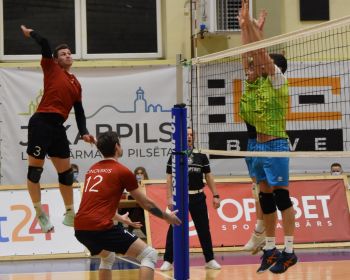 Latvijas Čempionāts volejbolā ceturtdaļfināls - Jēkabpils Lūši pret VK Aizpute