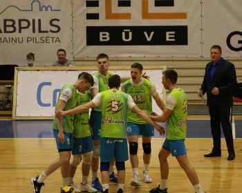 Čempionāta fināls 1.spēle- Jēkabpils Lūši vs RTU Robežsardze Jūrmala 3-0 (25-22;25-20;26-24)