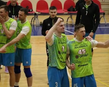 Čempionāta fināls 1.spēle- Jēkabpils Lūši vs RTU Robežsardze Jūrmala 3-0 (25-22;25-20;26-24)