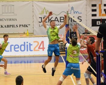 Latvijas Čempionāts volejbolā ceturtdaļfināls - Jēkabpils Lūši pret VK Aizpute