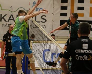 Čempionāta fināls 1.spēle- Jēkabpils Lūši vs RTU Robežsardze Jūrmala 3-0 (25-22;25-20;26-24)