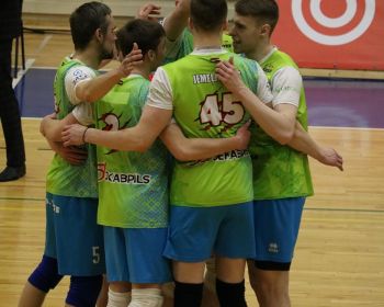 Čempionāta fināls 1.spēle- Jēkabpils Lūši vs RTU Robežsardze Jūrmala 3-0 (25-22;25-20;26-24)