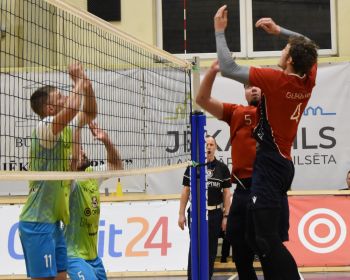 Latvijas Čempionāts volejbolā ceturtdaļfināls - Jēkabpils Lūši pret VK Aizpute