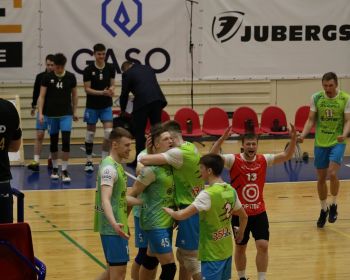 Čempionāta fināls 1.spēle- Jēkabpils Lūši vs RTU Robežsardze Jūrmala 3-0 (25-22;25-20;26-24)
