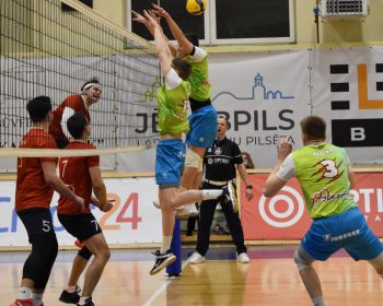 Latvijas Čempionāts volejbolā ceturtdaļfināls - Jēkabpils Lūši pret VK Aizpute