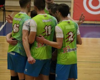 Čempionāta fināls 1.spēle- Jēkabpils Lūši vs RTU Robežsardze Jūrmala 3-0 (25-22;25-20;26-24)