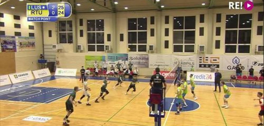 Jēkabpils Lūši ar uzvaru savās mājās sāk Latvijas volejbola čempionāta finālu