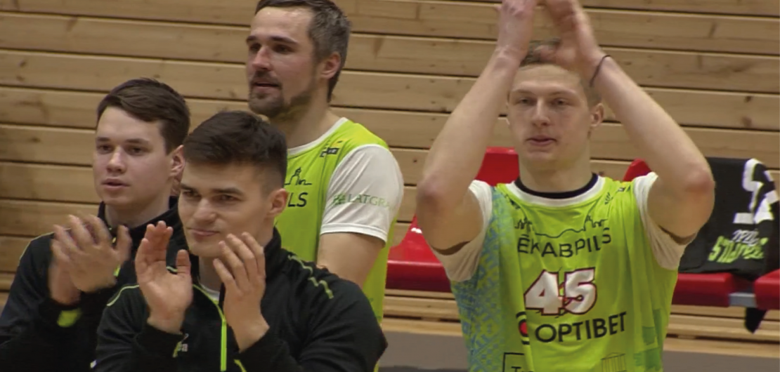  Jēkabpils Lūši ar uzvaru viesos turpina Latvijas volejbola čempionāta finālu