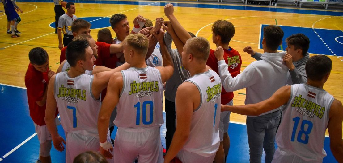 Jēkabpils Lūši/ Sporta skola basketbolistu uzvara
