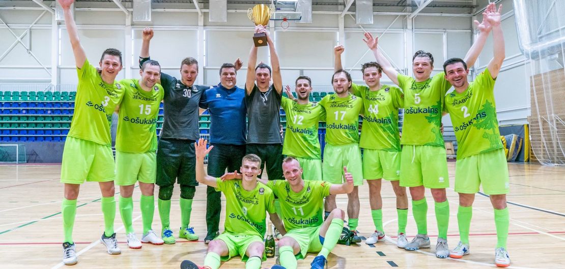 Jēkabpils Lūši/ Ošukalns telpu futbolisti aizvada pārliecinošas spēles