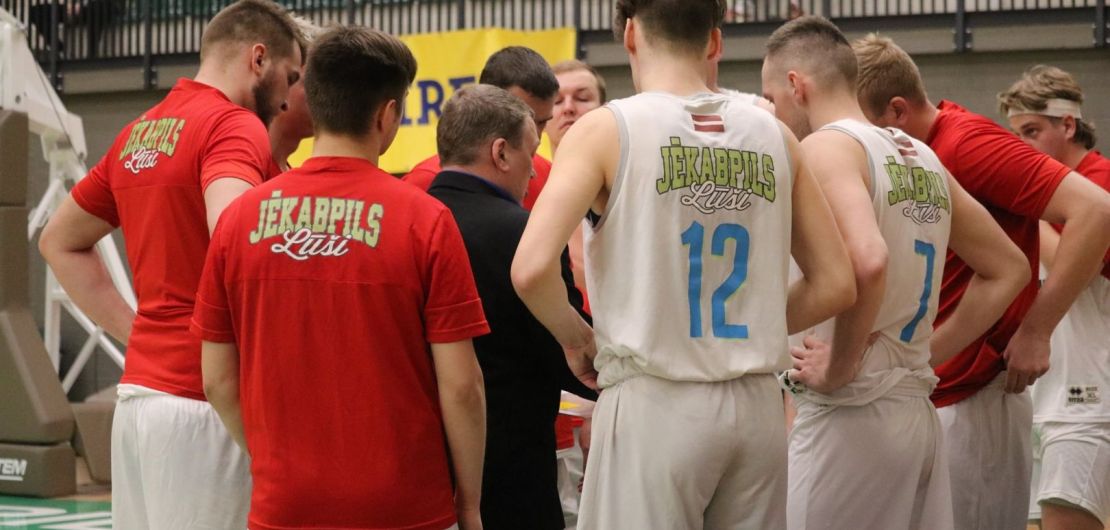 Jēkabpils Lūši/ Sporta skola basketbolisti uzvar izšķirošu spēli