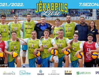 Jēkabpils Lūšiem volejbolā uzvara ceturtdaļfināla spēlē pret Aizputi